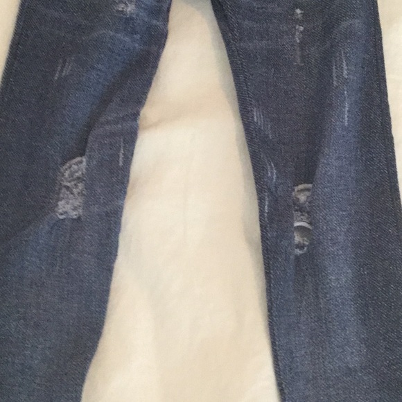 Trompe l’oiel jean jeggings. - Picture 3 of 3